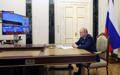 W kwietniu 2022 Putin obserwował testy Sarmata