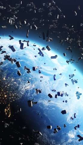 Niska orbita okołoziemska (LEO), czyli przestrzeń do 2000 km nad Ziemią, jest coraz bardziej zatłocz