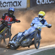 Tai Woffinden (kask niebieski) rozpoczął mecz Sparty z Motorem od dwóch zer