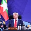 Donald Trump podczas szczytu ASEAN w Malezji