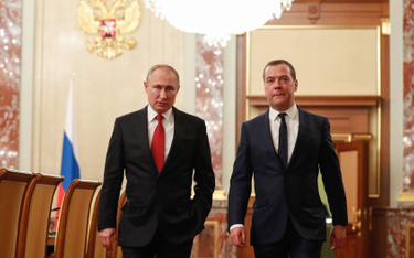 Władimir Putin i Dmitrij Miedwiediew, styczeń 2020
