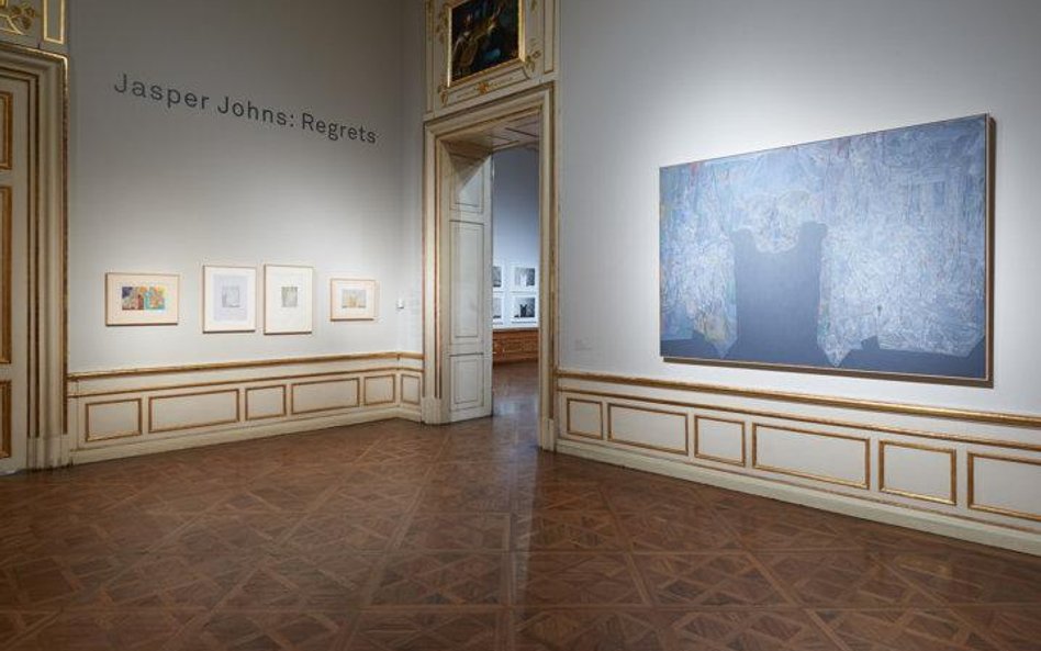 Widok na wystawę "Jasper Johns: Regrets". Fot. Eva Würdinger