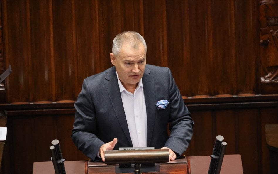 Poseł KO Robert Dowhan