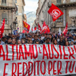 Palermo na Sycylii. Majowy marsz przeciwników narzuconego przez UE rygorystycznego programu oszczędn
