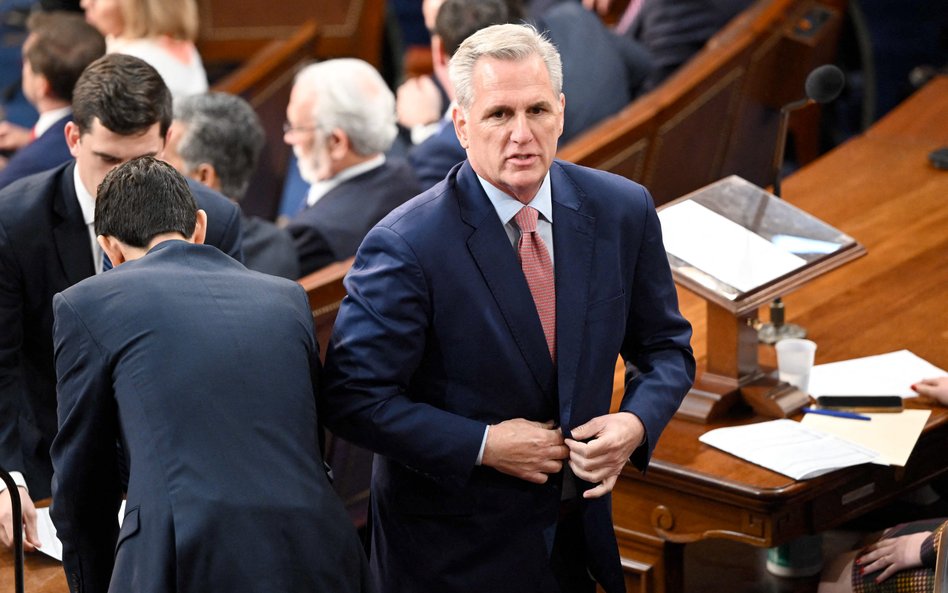 Izba Reprezentantów nie może pracować, zanim nie wybierze spikera. Na zdjęciu Kevin McCarthy