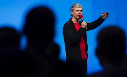 W ubraniowym luzie przoduje IT . Na zdjęciu szef Google'a Larry Page na branżowej konferencji.