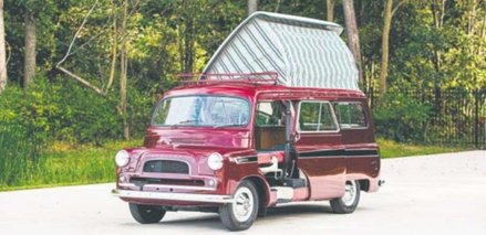 Pełen uroku kamper w stylu vintage będzie hitem zarówno na pokazach samochodowych, jak i na kempinga