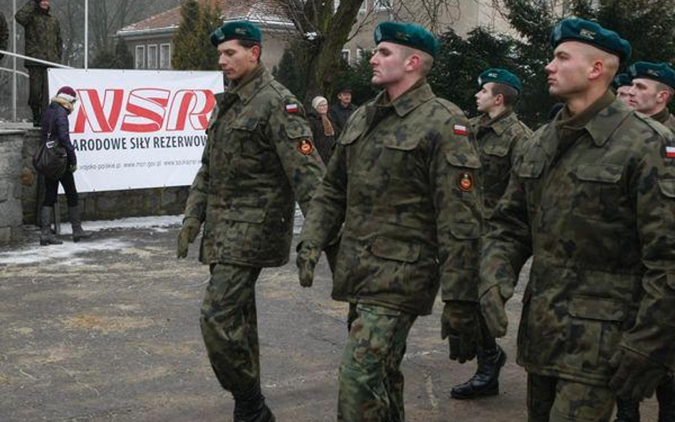 Członkowie Narodowych ?Sił Rezerwowych będą ?mieli większe możliwości szkolenia