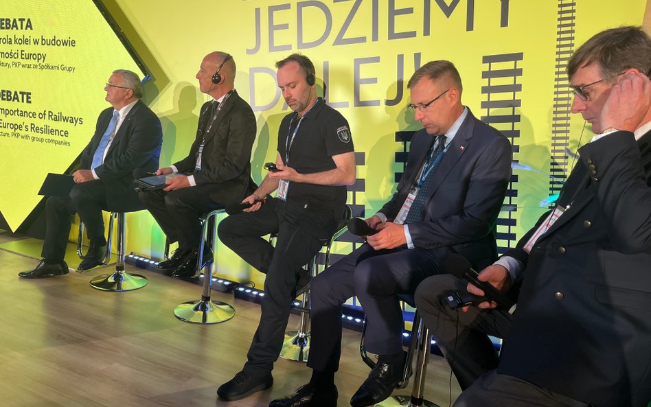 Od lewej: Andrzej Adamczyk, Carlo M. Borghini, Ołeksandr Werstowski, Maciej Małecki i Krzysztof Mami