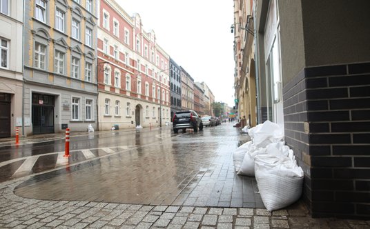Zabezpieczenia przed powodzią w Bytomiu
