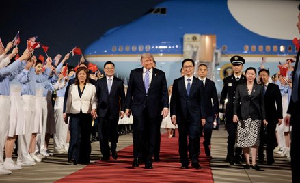 Donald Trump w Chinach
