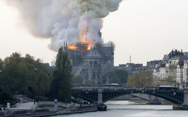 Pożar katedry Notre Dame ugaszony. Konstrukcja budynku uratowana
