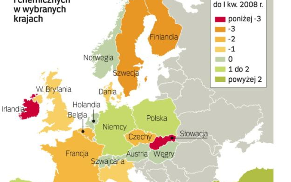 W wielu krajach zakupy jednak spadają. Choć handlowcy jeszcze niedawno z optymizmem patrzyli w przys