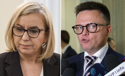 Paulina Hennig-Kloska i Szymon Hołownia