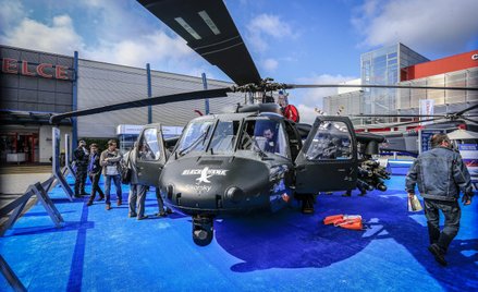 Śmigłowiec bojowy Black Hawk Sikorsky firmy PZL Mielec Fot./Roman Bosiacki