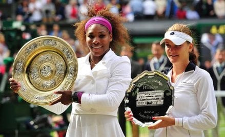 Serena Williams i Agnieszka Radwańska po ubiegłorocznym finale wygranym przez Amerykankę