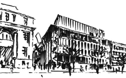 Modernizacja i rozbudowa gmachu ASP w Warszawie, Wybrzeże Kościuszkowskie, 2014 r.