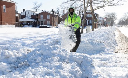 Opady śniegu w wielu częściach USA są rekordowe