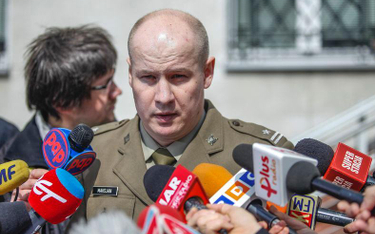 Rzecznik Naczelnej Prokuratury Wojskowej mjr Marcin Maksjan