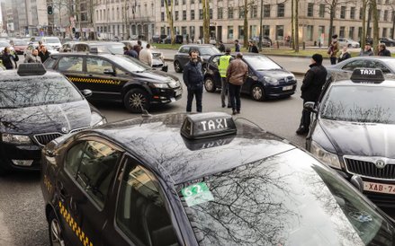 Strajk taksówkarzy sparaliżował Brukselę