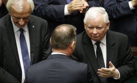 Prezydent Andrzej Duda i prezes PiS Jarosław Kaczyński