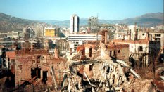 Panorama Sarajewa w 1997 roku