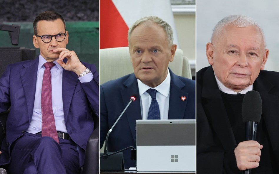 Mateusz Morawiecki, Donald Tusk i Jarosław Kaczyński