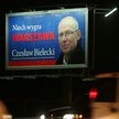 Popierany przez PiS Czesław Bielecki ma plakaty bez logo partii