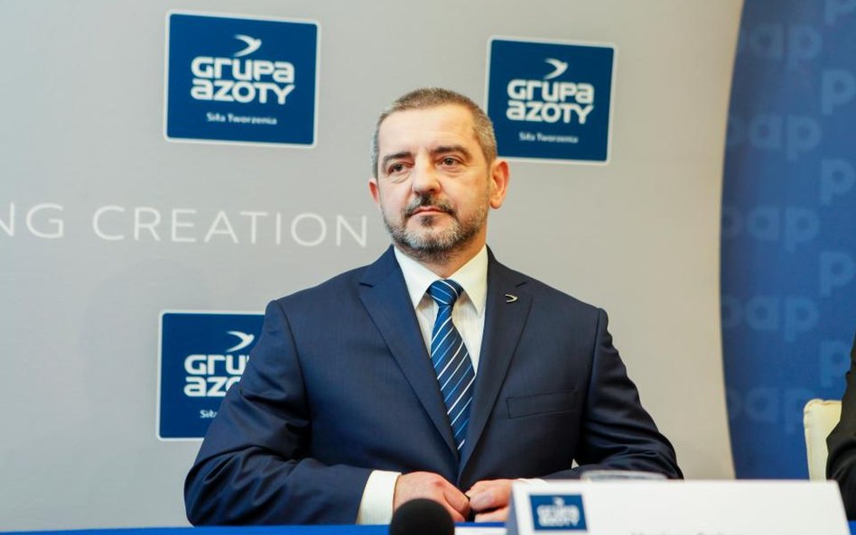 Mariusz Bober, dotychczasowy prezes Grupy Azoty