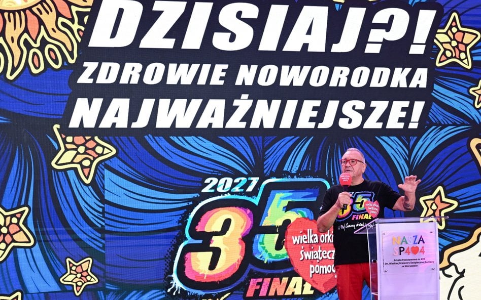 Prezes Fundacji Wielkiej Orkiestry Świątecznej Pomocy Jerzy Owsiak