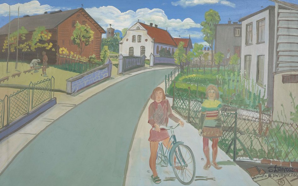 Edward Dwurnik „Główna ulica”, 1976 w Galerii Raster