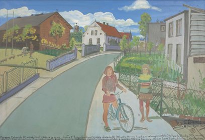 Edward Dwurnik „Główna ulica”, 1976 w Galerii Raster