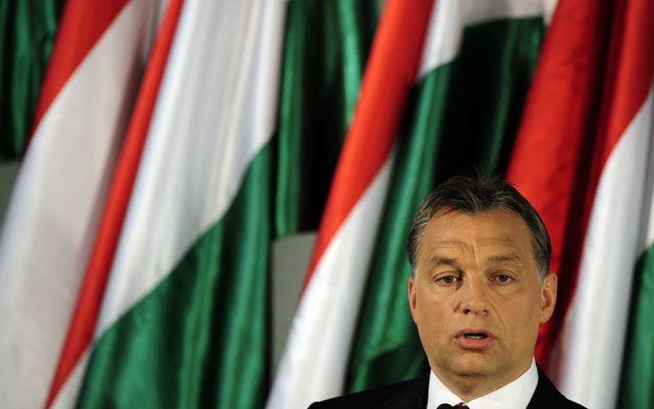 Przywódca centroprawicowej partii Fidesz Viktor Orban