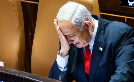 Premier Izraela Beniamin Netanjahu uczestniczy w sesji budżetowej parlamentu w Jerozolimie, 23 maja 