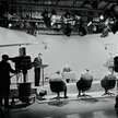 Debata wyborcza pomiędzy Kennedym a Nixonem transmitowana przez telewizję. Chicago, 25 września 1960
