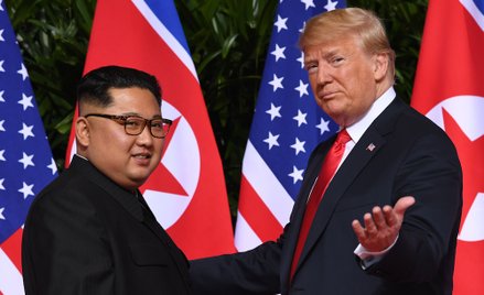 Donald Trump i Kim Dzong Un w czerwcu 2018
