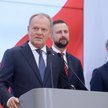 Premier Donald Tusk (L), wicepremier, minister obrony Władysław Kosiniak-Kamysz i wicepremier, minis