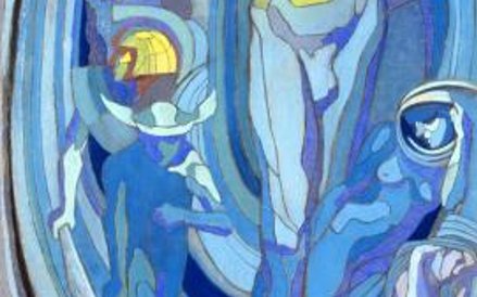 „Apollo. System Kopernika”, projekt witraża, 1904 r.