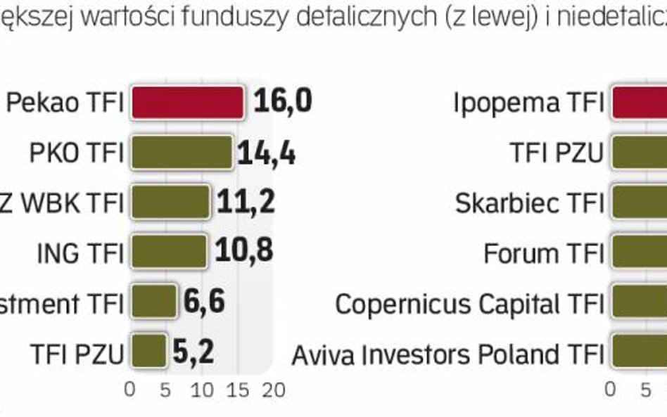 inne TFI dla instytucji, inne dla detalu