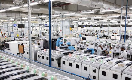 Fabryka części do iPhone`ów należąca do koncernu Foxconn