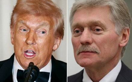 Donald Trump i Dmitrij Pieskow