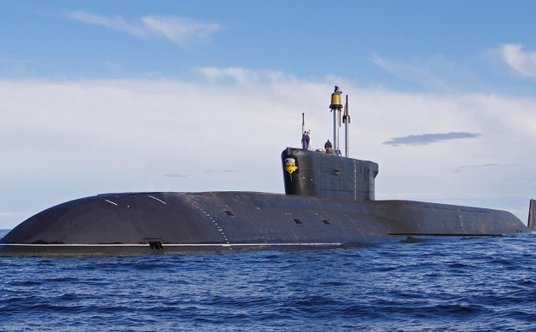 "Okręt projektu 955 Boriej – Aleksandr Niewskij. Fot./Ministerstwo Obrony Federacji Rosyjskiej."