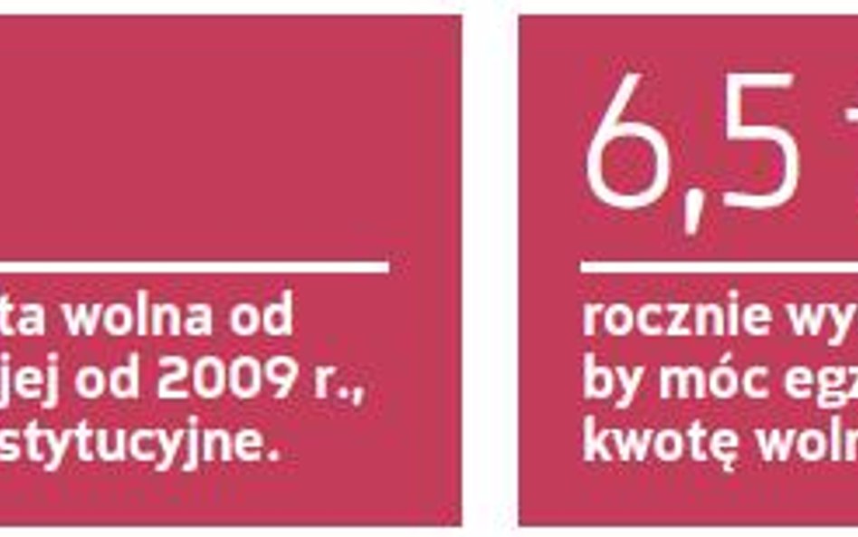 Wyższa kwota wolna raczej za kilka lat