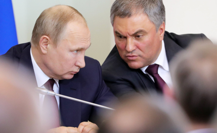 Władimir Putin i Wiaczesław Wołodin