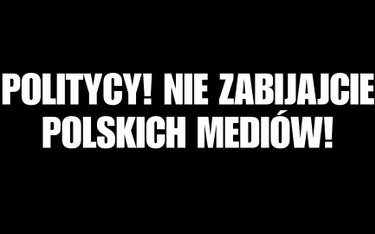 Apel o obronę polskich mediów