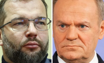 Grzegorz Puda i Donald Tusk