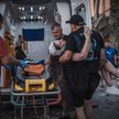Akcja ratunkowa po rosyjskim ostrzale rakietowym w Pokrowsku na wschodzie Ukrainy
