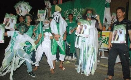 Zabawa w Halloween w 2016 roku w mieście Dżedda, położonym w zachodniej części Arabii Saudyjskiej