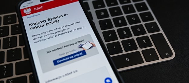 Strona logowania do Krajowego Systemu e-Faktur