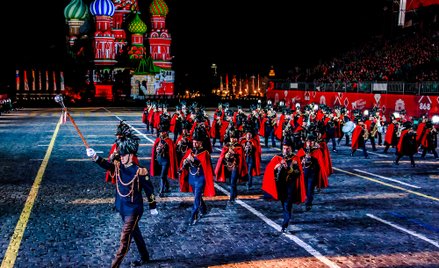 Występ  Orkiestry Policji Miejskiej Rzymu, Moskwa, 2015 rok
